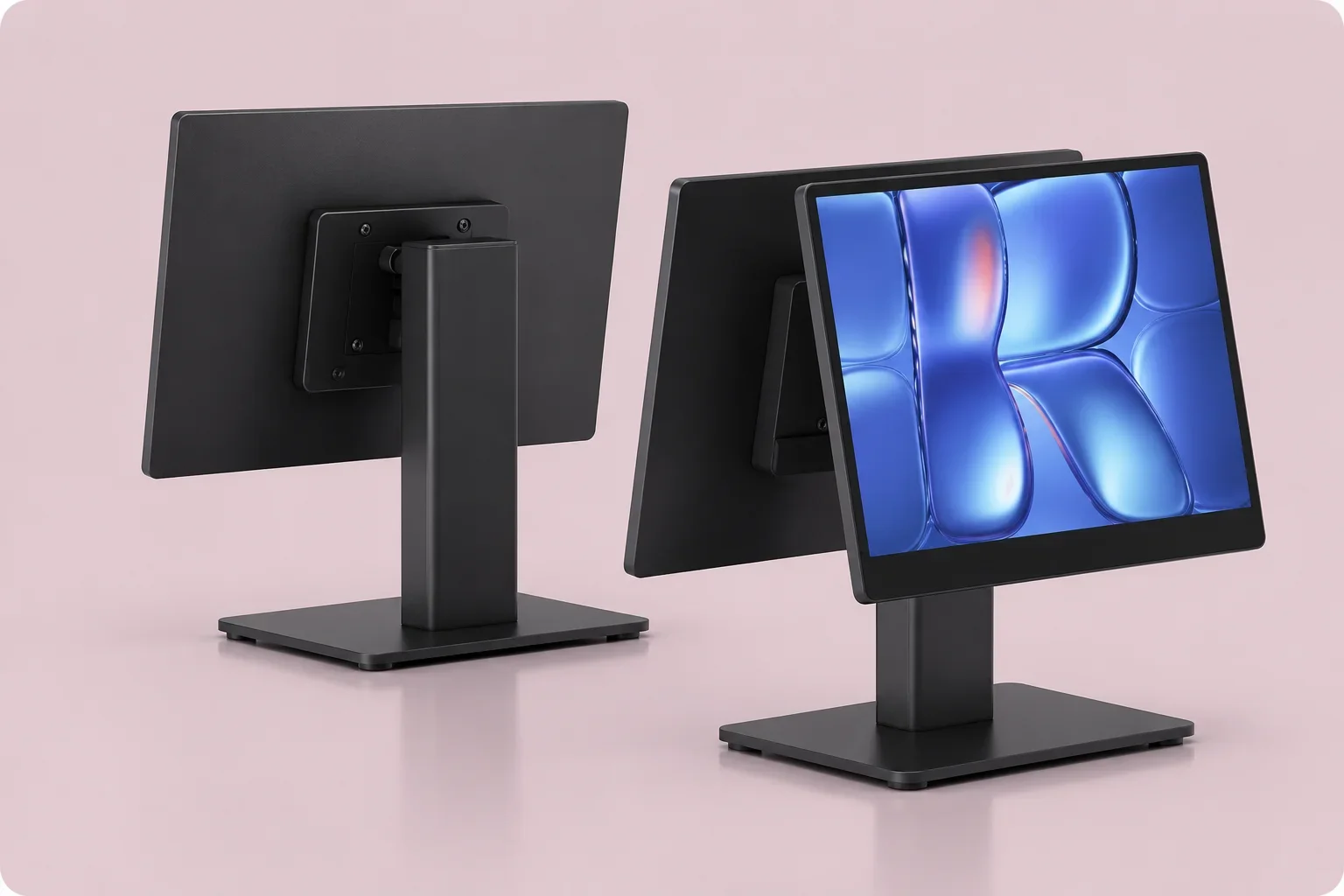 y5000 dual-screen counter POS